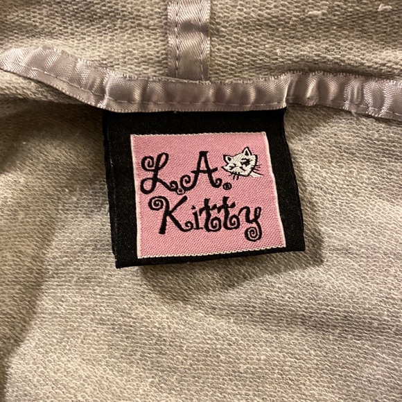 LA Kitty Gray Hoodie - Picture 3 of 4